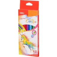 מארז עפרונות דקים 12 צבעים Deli ColoRun