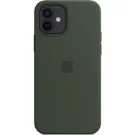 מציאון ועודפים - כיסוי סיליקון מקורי ל-Apple iPhone 12 / 12 Pro עם חיבור MagSafe - צבע Cyprus Green