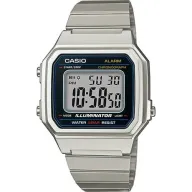 שעון יד דיגיטלי וינטאג' עם רצועת Stainless Steel כסופה Casio B650WD-1ADF 