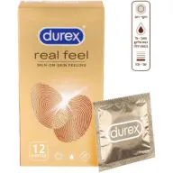 מארז קונדומים Durex Real Feel - סך הכל 12 יחידות