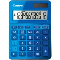 מחשבון שולחני לחישוב מיסים Canon LS-123K - כחול מטאלי