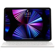 מקלדת Apple Magic Keyboard ל- Apple iPad Pro 11 Inch 2018 / 2020 / 2021 / iPad Air 10.9 Inch 2020 בעברית - צבע לבן
