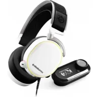 מציאון ועודפים - אוזניות גיימרים SteelSeries Arctis Pro + GameDAC צבע לבן