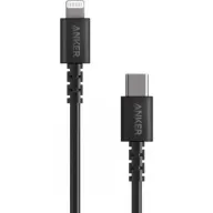 כבל סנכרון וטעינה Anker PowerLine Select מחיבור USB Type-C לחיבור Lightning עם PD באורך 0.9 מטר - צבע שחור