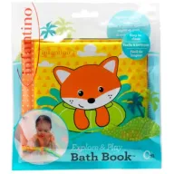 ספר משחק לאמבטיה עם חיות מבית Infantino - צבעוני