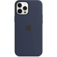 מציאון ועודפים - כיסוי סיליקון מקורי ל- Apple iPhone 12 Pro Max עם חיבור MagSafe - צבע Deep Navy