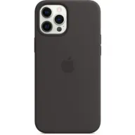 מציאון ועודפים - כיסוי סיליקון מקורי ל- Apple iPhone 12 Pro Max עם חיבור MagSafe - צבע שחור