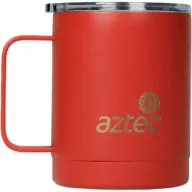 כוס תרמית מפלדת אל חלד 350 מ''ל Aztec  - צבע אדום 