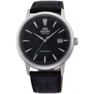 שעון יד אנלוגי אוטומטי לגברים Orient RA-AC0F05B10B - צבע כסוף עם רצועת עור שחורה