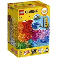 קוביות בנייה לבנים וחיות 1500 חלקים 11011 LEGO Classic