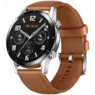 מציאון ועודפים - שעון חכם Huawei Watch GT2 46mm - צבע שעון: Pebble Brown - צבע רצועה: Brown Leather