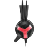 אוזניות גיימינג סטריאו Wesdar GH31 - צבע שחור/אדום