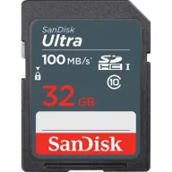 כרטיס זיכרון SanDisk Ultra 600x SDHC - דגם SDSDUNR-032G-GN3IN - נפח 32GB