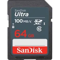 כרטיס זיכרון SanDisk Ultra 600x SDXC - דגם SDSDUNR-064G-GN3INN - נפח 64GB