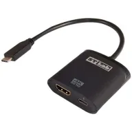 מציאון ועודפים - מתאם STLab ST-U-1990 מחיבור USB 3.1 Type-C לחיבורים HDMI ו- Type-C Power Delivery