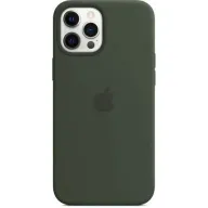 מציאון ועודפים - כיסוי סיליקון מקורי ל-Apple iPhone 12 Pro Max עם חיבור MagSafe - צבע Cyprus Green