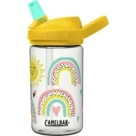 בקבוק שתייה לילדים 400 מ''ל CamelBak Eddy Kids Plus - צבע צהוב עם שמש וקשתות