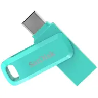 זיכרון נייד SanDisk Ultra Dual Drive Go USB 3.1 Type-C - דגם SDDDC3-064G-G46G - נפח 64GB - צבע ירוק