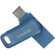 זיכרון נייד SanDisk Ultra Dual Drive Go USB 3.1 Type-C - דגם SDDDC3-064G-G46NB - נפח 64GB - צבע כחול