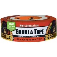 סרט הדבקה \ חבלה באורך 27.4 מטר ו- 48 מ''מ רוחב Gorilla Tape - צבע לבן 