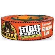 סרט הדבקה  חבלה באורך 32 מטר ו- 48 מ''מ רוחב Gorilla Tape High Visibility - צבע כתום פלורסנטי