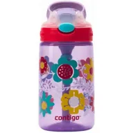 בקבוק שתיה לילדים 414 מ''ל Contigo Gizmo - פרחים סגול