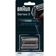 מציאון ועודפים - סכין גילוח להחלפה למכונות גילוח בראון Braun Series 5 52B - צבע שחור