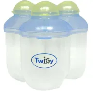 מחלק מנות לאבקת חלב 3 תאים Twigy - צבע כחול