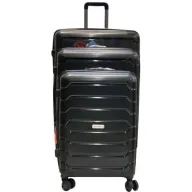 סט 3 מזוודות קשיחות 21+24+28 Travel Club - צבע שחור