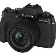 מצלמה דיגיטלית ללא מראה Fujifilm X-T200-B - צבע שחור + עדשת FUJINON XC 15-45mm F/3.5-5.6 OIS PZ