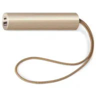 סוללת גיבוי 3000mAh חיבור Lexon Power Bank Fine Tube USB-C/A - צבע זהב