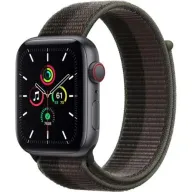 שעון חכם Apple Watch SE GPS + Cellular 44mm צבע שעון Space Gray Aluminum צבע רצועה Tornado / Gray Sport Loop