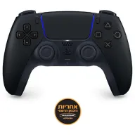 מציאון ועודפים - בקר משחק אלחוטי Sony PlayStation DualSense PS5 - צבע שחור - אחריות יבואן רשמי ישפאר