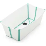 אמבטיה מתקפלת Stokke Flexi - צבע לבן/ירוק