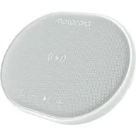 משטח טעינה אלחוטית עם רמקול מובנה Motorola Sonic Charge 500 - צבע לבן