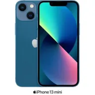 אייפון Apple iPhone 13 Mini 128GB - צבע כחול - שנה אחריות יבואן רשמי - ללא מטען וללא אוזניות