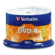 מציאון ועודפים - דיסקים לצריבה Verbatim Life Series DVD-R x16 4.7GB Media 50-Pack 50-Pack