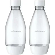 מציאון ועודפים - 2 בקבוקים אישיים 0.5 ליטר למכונות Sodastream Spirit / OneTouch / Genesis - צבע לבן