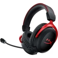 אוזניות גיימינג אלחוטיות HyperX Cloud II - צבע אדום/שחור