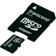 כרטיס זכרון Transcend Premium Micro SDHC UHS-I TS8GUSDU1 - נפח 8GB