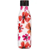 בקבוק תרמי 500 מ''ל Bottle'up מבית Les Artistes - פרחים אדומים