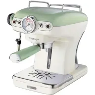 מכונת אספרסו לקפה טחון + פודים Ariete Vintage - צבע קרם / ירוק