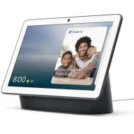 מסך חכם Nest Hub Max עם צג HD בגודל 10 אינץ' ומצלמה קדמית של 6.5MP מבית Google - צבע אפור כהה