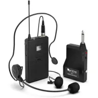 סט מערכת אלחוטית עם מיקרופון דש ואוזניות Fifine K037B - צבע שחור