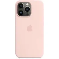 מציאון ועודפים - כיסוי סיליקון מקורי ל- Apple iPhone 13 Pro עם חיבור MagSafe - צבע Chalk Pink