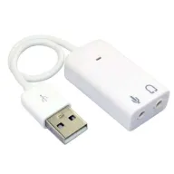 מציאון ועודפים - כרטיס קול USB 2.0 עם מיקרופון Gold Touch E-USB-SOUND-7.1