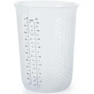 כוס למדידה מסיליקון למדידת תכולת 4 כוסות (1 ליטר) מבית Soltam 
