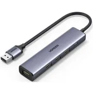 מפצל USB-A עם 4 חיבורי USB-A וחיבור UGREEN USB-C 