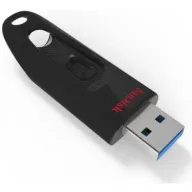זיכרון נייד SanDisk Cruzer Ultra USB 3.0 - דגם SDCZ48-016G-U46 - נפח 16GB - צבע שחור