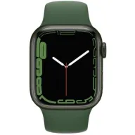 מציאון ועודפים - שעון חכם Apple Watch 41mm Series 7 GPS צבע שעון Green Aluminum Case צבע רצועה Clover Sport Band